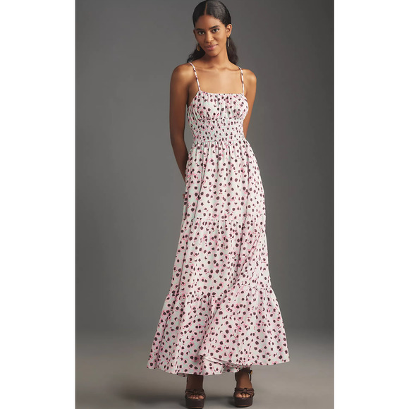 NWT Anthropologie Hutch Square-Neck A-Line Maxi Dress - MP - Picture 1 of 5